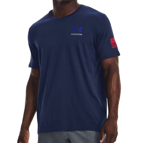 Under Armour Freedom Flag Short-Sleeve T-Shirt - Picture 1 of 8